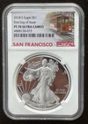 2018-S $1 SILVER AMERICAN EAGLE NGC PF70 First Day of Issue FDOI : 06478