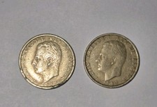 2 Espana Spain Coins 1984 & 1988 100 Pesetas Juan Carlos I Unc.
