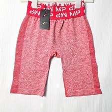 MyProtein Seamless Cycling Shorts Red Gym / Yoga / Biker Shorts Size S BNWT