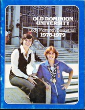 1978 - 1979 Nancy Lieberman Old Dominion Women's Basketball media guide bx31