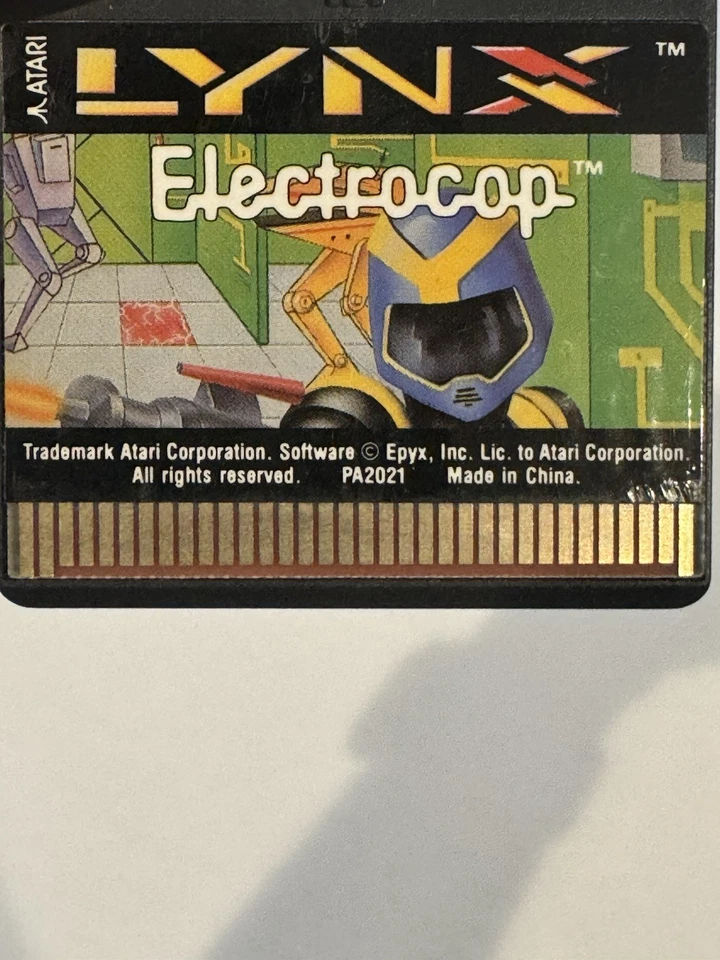 Electrocop (Atari Lynx, 1989) Good Shape Authentic - Image 3 of 3