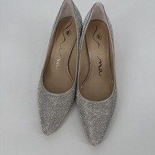 Nina Silver Pumps, Classics Heels for Women for sale