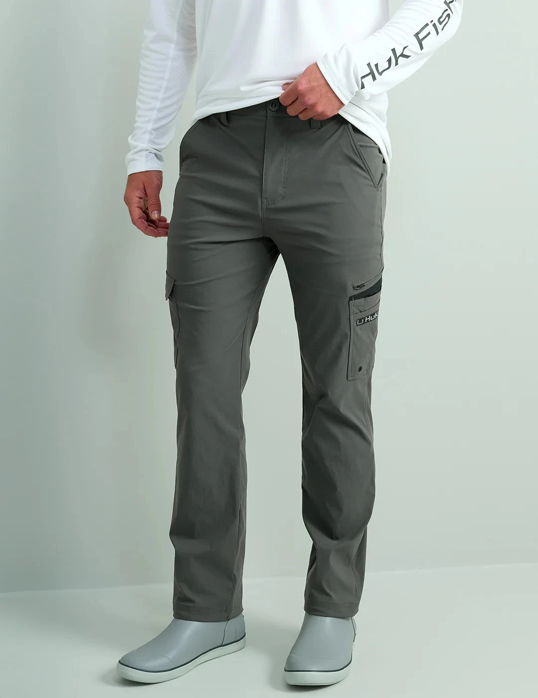 HUK Men's Icon Pro Preformance Pants Size 38 NWT Color Volcanic Ash