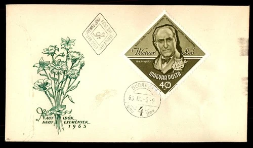 Mayfairstamps Hungary FDC 1963 Weiner Leo First Day Cover aaw_83315