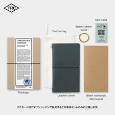 Traveler's Note Regular Size Limited Edition with Card,Cover color:Blue 15239006