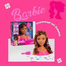 Barbie Fashionista Hair Do Head Styling Head With Accessories Hairstyle Puppe