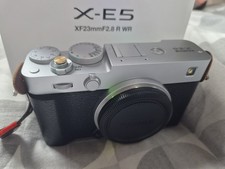 Fujifilm X-E5 Digital Camera Body Only Silver , Good Condition