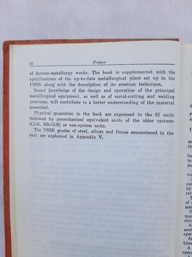 Erection and Operation of Metallurgical Plant by N. Kasatkin, 1975. Hardcover - 第 9/13 張圖片