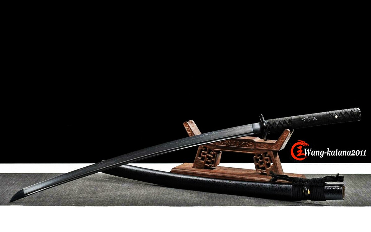 SAMURAI SHO SS-J34 58□15 137 シルバー/ブラック Amazon.com : Folded Steel Samurai Wakizashi Sword 29 inch