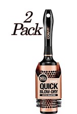 2 Conair Quick Blow-Dry Copper Collection Thermal Round Hair Brush 2 Brushes