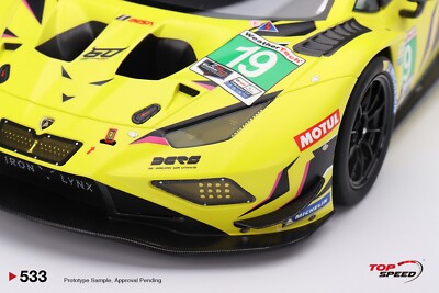 Top Speed 1:18 Lamborghini Huracán GT3 EVO2 #19 Iron Lynx 2023