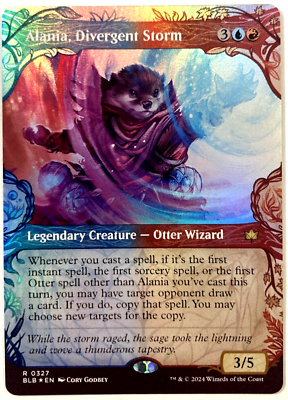 MTG Alania, Divergent Storm SHOWCASE FOIL Bloomburrow 0327 NM | eBay