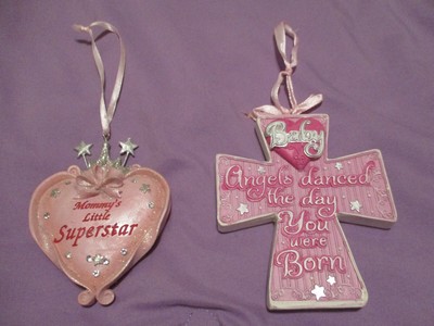 baby girl nursery ornaments