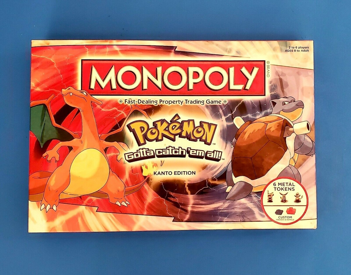 Monopoly Pokemon Kanto Edition Board Game Complete | eBay