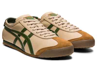 Onitsuka Tiger カーキ スニーカー New Onitsuka Tiger MEXICO 66 BEIGE/GRASS GREEN Sneakers 1183c102