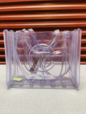 New W/ Tags Melissa X Telfar 'Medium' Jelly Shopper - Clear