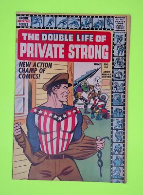 Double Life of Private Strong #1 1959 Archie Comics Group 5.0 Comic Book K85-146