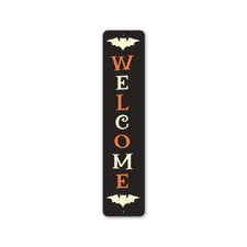 Welcome Halloween Home Metal Sign