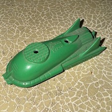 Original- 1950s Lido Captain Video Hard Plastic Aliens Rocket Tanks Ships