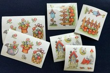 Crafts -Set 6 Scrapbook Card Making 3 Designs Sticker Provo Craft Garden Flowers