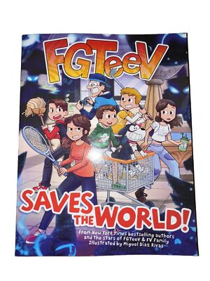 洋書 MiIIeMiglia1997 FGTeev Saves the World Illustrated by Miguel Diaz Rivas Graphic