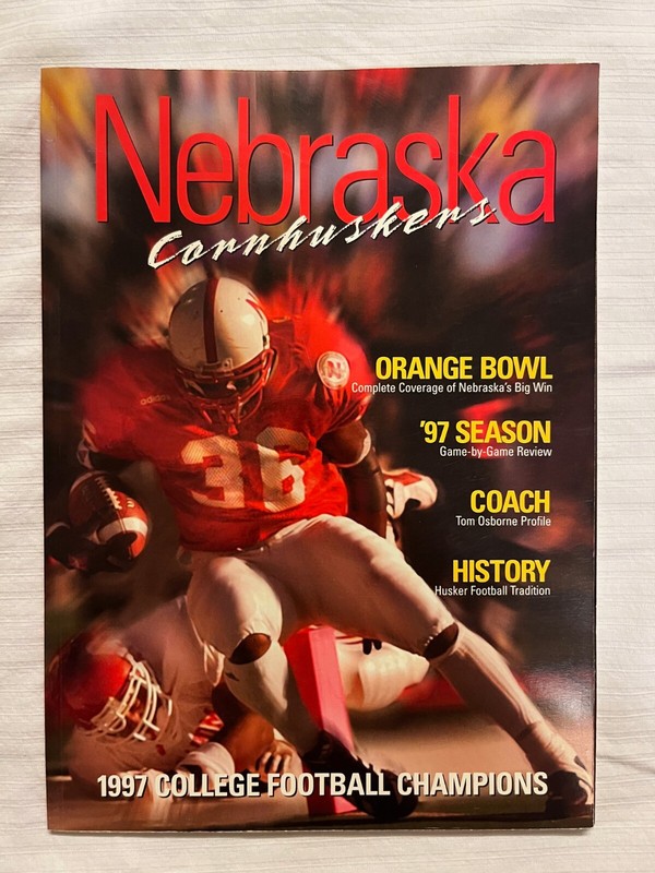 Nebraska Cornhuskers 1997 College Football Champions Magazine (1998) (Huskers)