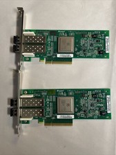 Lot 2 Qlogic QLE2562 IBMX 2 x 8GB Fibre Channel Adapter Card PCIe MB44