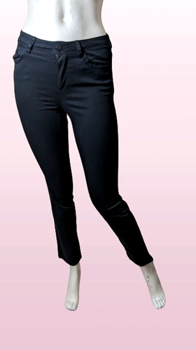 Jean Femme Acquaverde Taille 34 - Denim Noir Foncé, Coupe Slim Straight - Neuf Avec étiquettes, Effet Sculptant