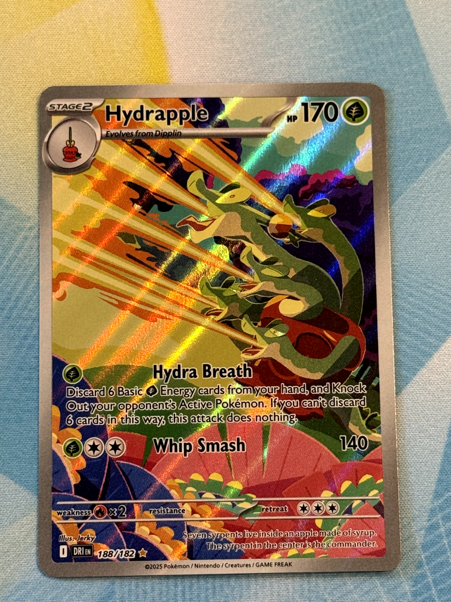 rubidus ☆ Hydrapple 188/182 Illustration Rare Destined Rivals Pokémon NM | eBay