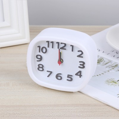  Square Clock Charger Battery Operated Digital Alarm Student Travel