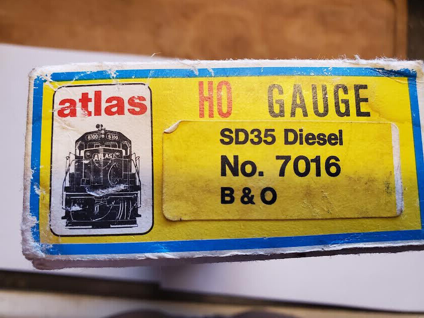 Atlas HO B&O SD35 7419 Very nice engine Kadee No 5 couplers eBay