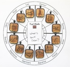 Constellation Zodiac Necklace Pendant Handmade