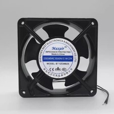 Maxair BT12038B2X 220V/240V 0.14A 22W 12CM Cooling Fan