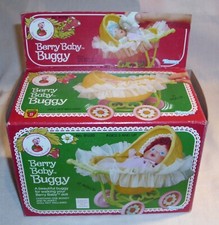 KENNER STRAWBERRY SHORTCAKE BERRY BABY BUGGY DOLL 1982 NEW IN BOX