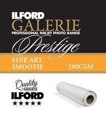 Ilford Galerie Prestige Fine Art Smooth Photo Paper Rolls 200GSM
