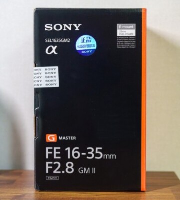 レンズ(ズーム) SONY FE 16-35mm F2.8 GM II SEL1635GM2 Sony FE 16-35mm f/2.8 GM II Lens (SEL1635GM2)