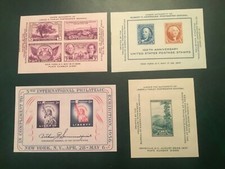ICOLLECTZONE  US Souvenir Sheet Lot  VF NH slight toning on a few spots
