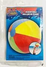 Splash-N-Swim Beach Ball Multi-Color 20 in. (BRAND NEW SEALED)