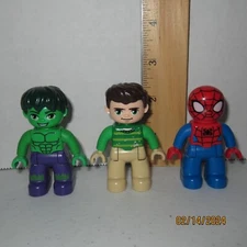 Spider-Man Sandman & Hulk Lego Duplo Figures 10876 Marvel Super Hero Adventures