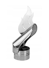 Acier Inoxydable Cheminée Etagère Réglable Col Ventilation Conduit Oiseau Garde