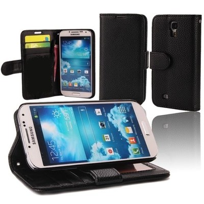 Filp PU Leder Ständer Brieftasche Bankkarte Solts Etui Abdeckung für Samsung Galaxy S4