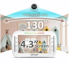 AXVUE E9650W MONITOR (Open Box) 4.3" HD Screen Monitor  only