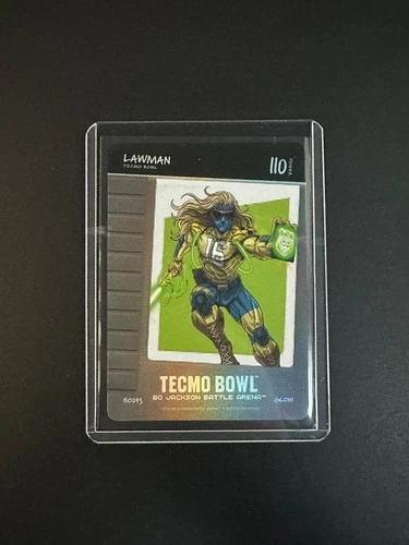Lawman Tecmo Bowl Bo Jackson Battle Arena 110 Power Glow BO243 Blow On It