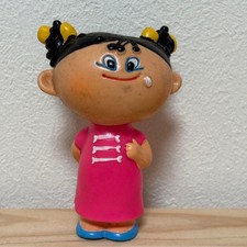 Ginza Aster Pink Retro China Figure Showa Era Vintage Novelty Doll Used