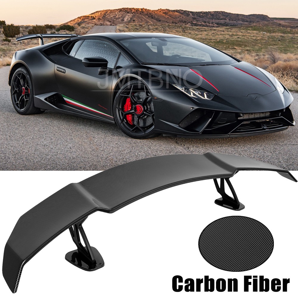 For Lamborghini Huracan PRO STYLE 55" GT Racing Rear Trunk Spoiler Wing Carbon