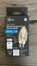 GE CYNC Smart B11 LED Bulb Soft White 60W Eq Alexa Google WiFi Medium Base