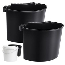 Pcs Car Detailing Bucket Organizer 10.x 7.8 x 5.5 Inches Portable Car 2 Black