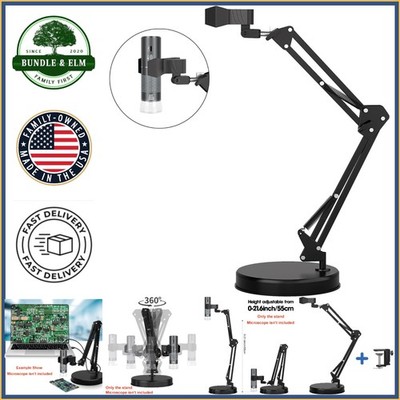 Robust 21-Inch Stand for USB and WiFi Microscopes with Customization Options