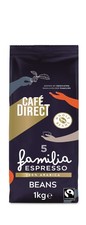 Cafédirect Familia Espresso Coffee Beans 1kg - Fairtrade Arabica Whole Beans ... 28.11 per kilo