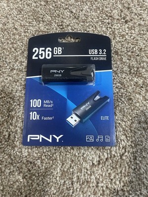 PNY 256GB Elite USB 3.2 Flash Drive - 100MB/s